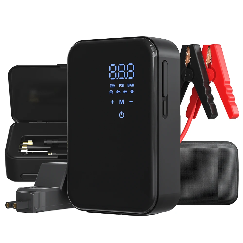 Портативное автомобильное пусковое устройство New12V 10400 мАч с воздушным компрессором цилиндр 150psi 25 мм 46 л/мин бензин 6 0 л дизель 3 5 автомобили