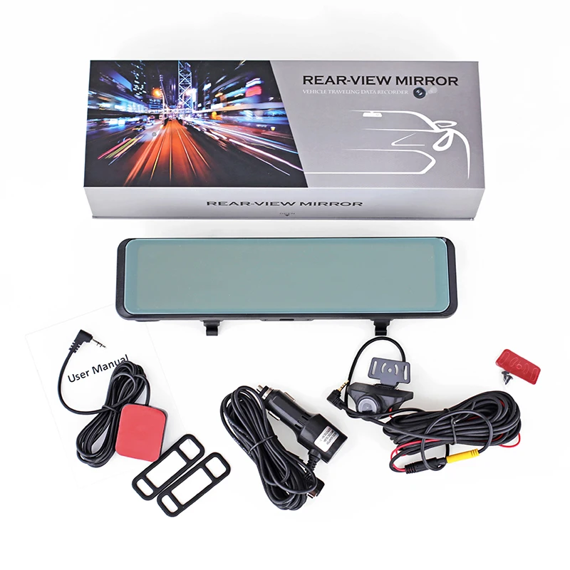 12 Inch 4K+2K front and rear Mirror dash cam car dash camera dashcam with Dual lens GPS WIFI auto electronics for cars