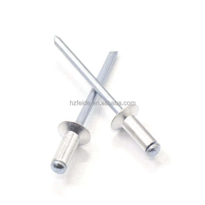Open Type GB12618.1 Round Head Rivet Scountersunk Head Aluminium Pop Blind Rivet