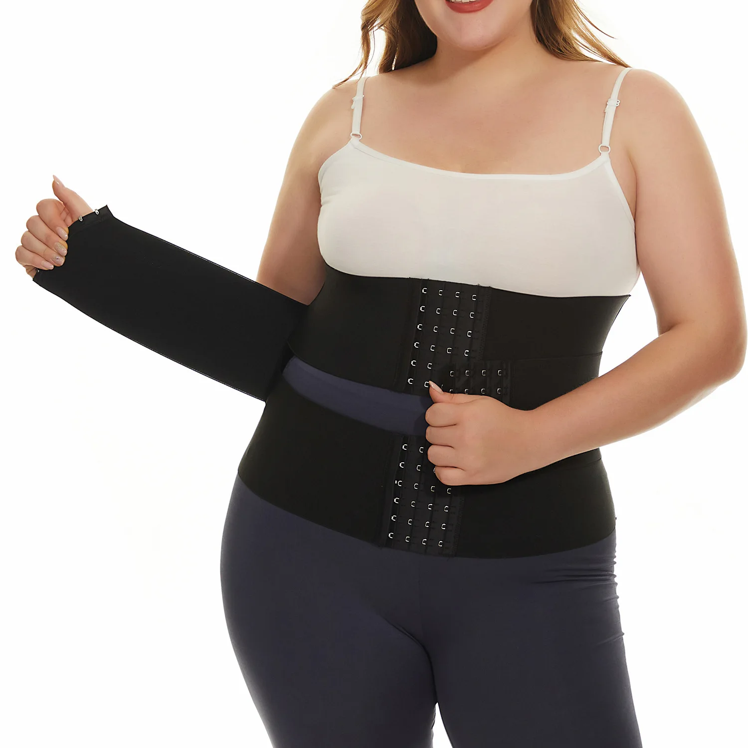 New Women Latex Plus Size Gym Yoga Waist Trainer Shaper Fitness Waist Trimmers Corset Shapewear