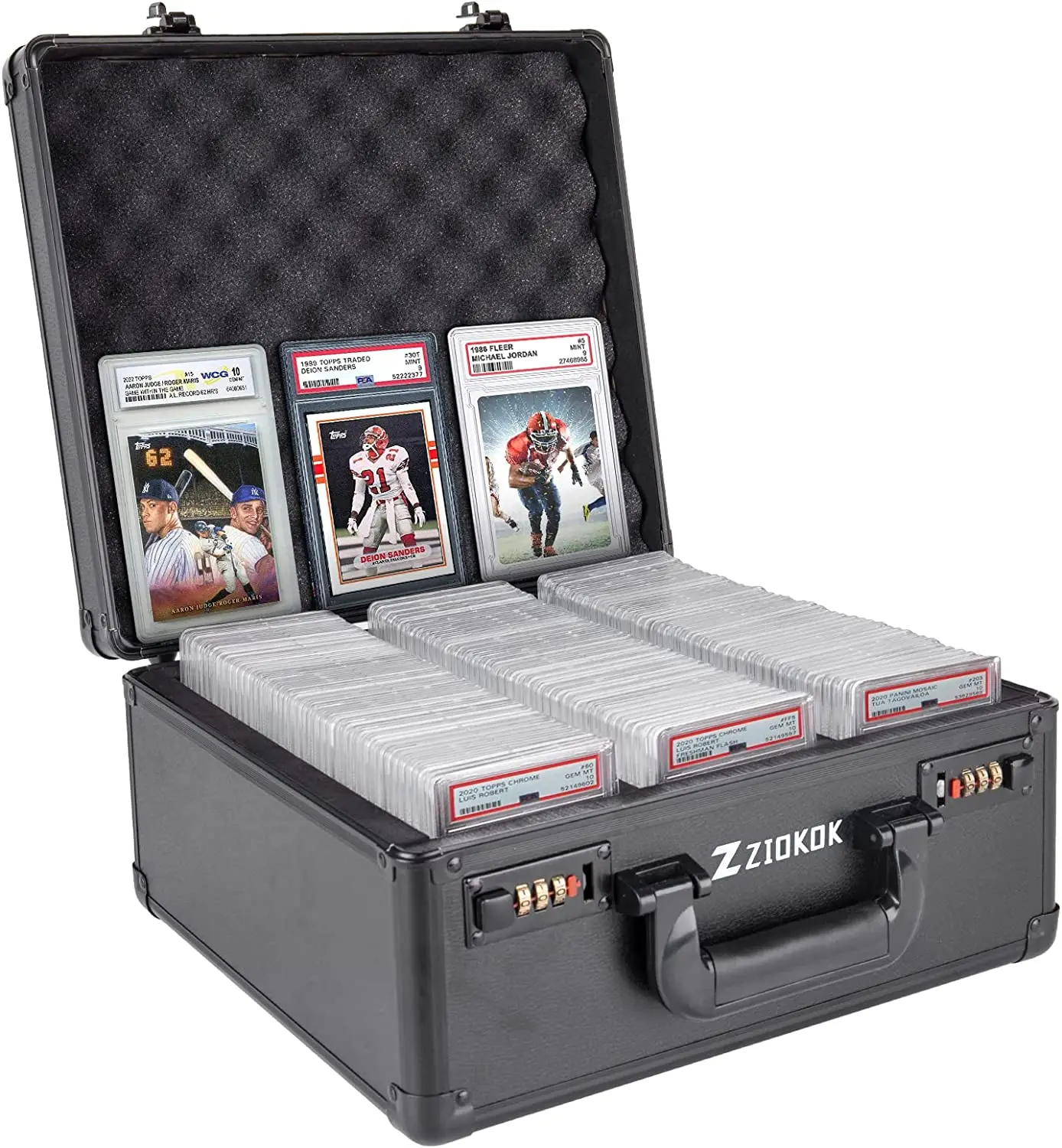 Aluminum Graded Card Slab Case Trading Card Storage Case for PSA Baseball Sports Card