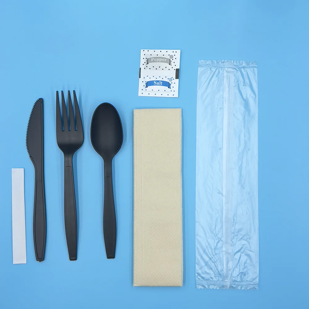 Heavyweight biodegradable flatware 100% compostable disposable bio degradable cutlery cutlery utensil pla plastic tableware