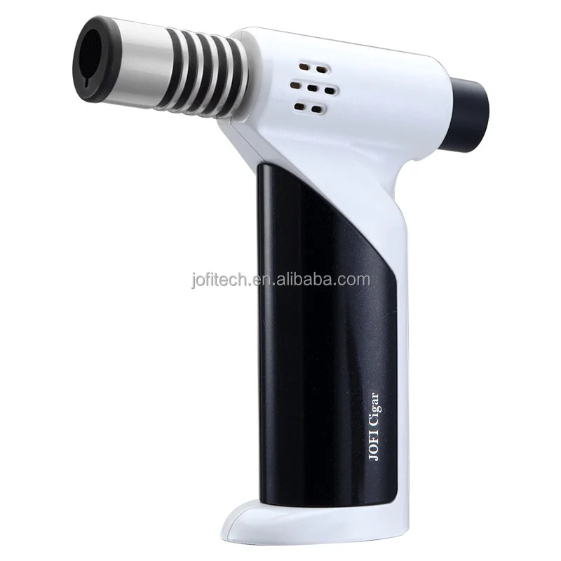 Camping Jet Flame Gas Refillable Unique Gun Shape Butane Torch Custom Lighter Custom Logo