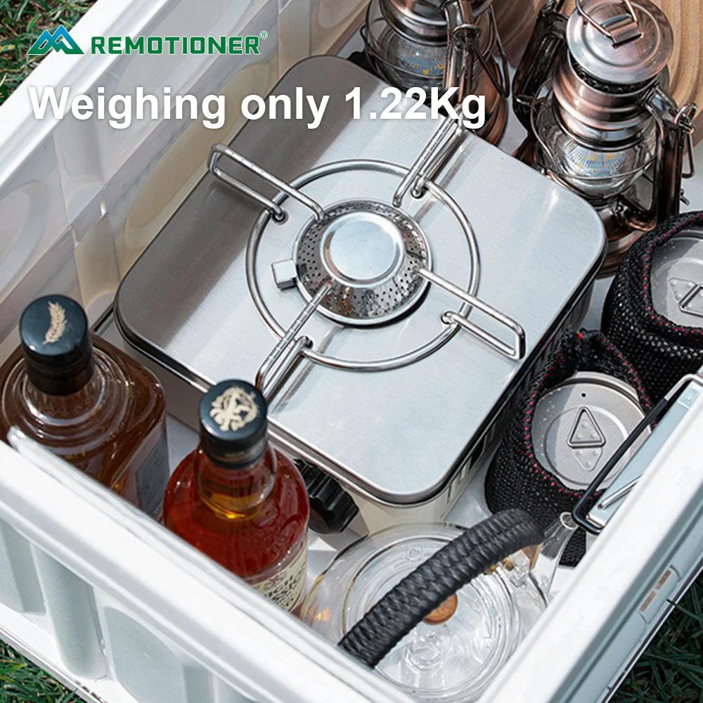 Camping Picnic Emergency Portable Butane Cookware Stove Small Square Mini Cas Stove