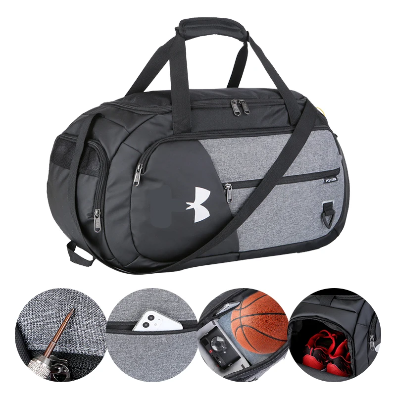 Large capacity custom logo gym bag modern overnight weekender travel tote duffle sports bag