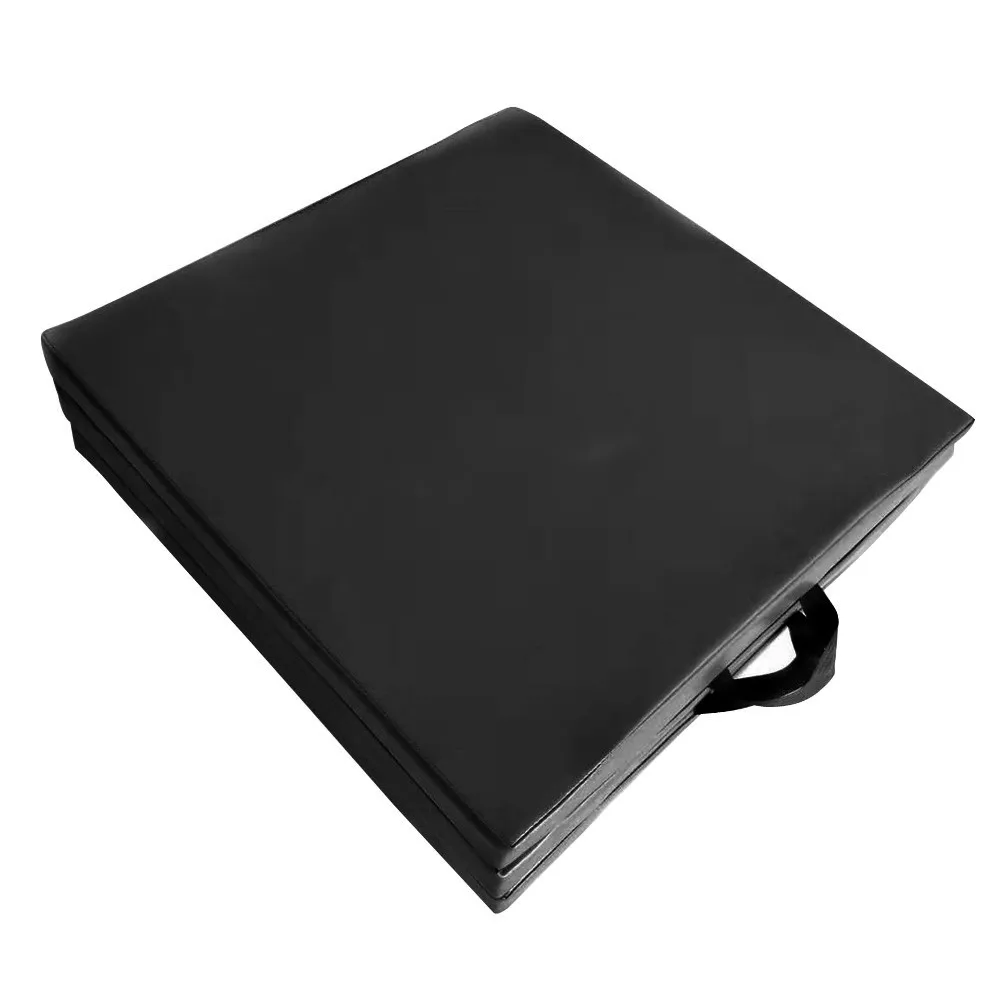 BBCare 180x60cm Tri-Fold Thick Gymnastics Exercise Mat with Carrying Handles for MMA & Core Workouts