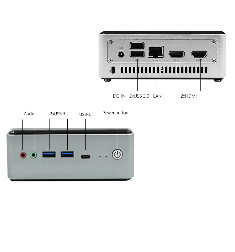 Manufacturer 1lan 5usb Hd-mi 12v 60w 16gb Intel Mini Pc 5500u Mini Pc I7 Wins 10 64 Bit Intel Hd Graphics Core I7 Mini Pc