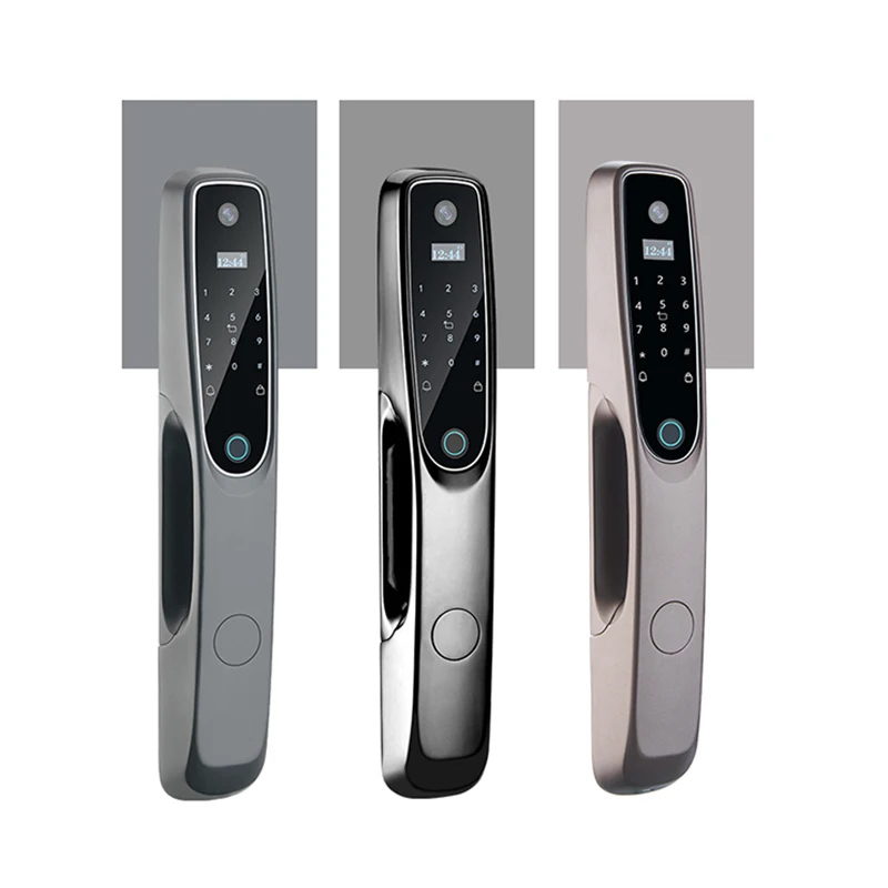 TOPTEQ TK01Smart Door Lock with Camera Tuya Digital DoorLock with Camera Electronic Lock Rfid Locks