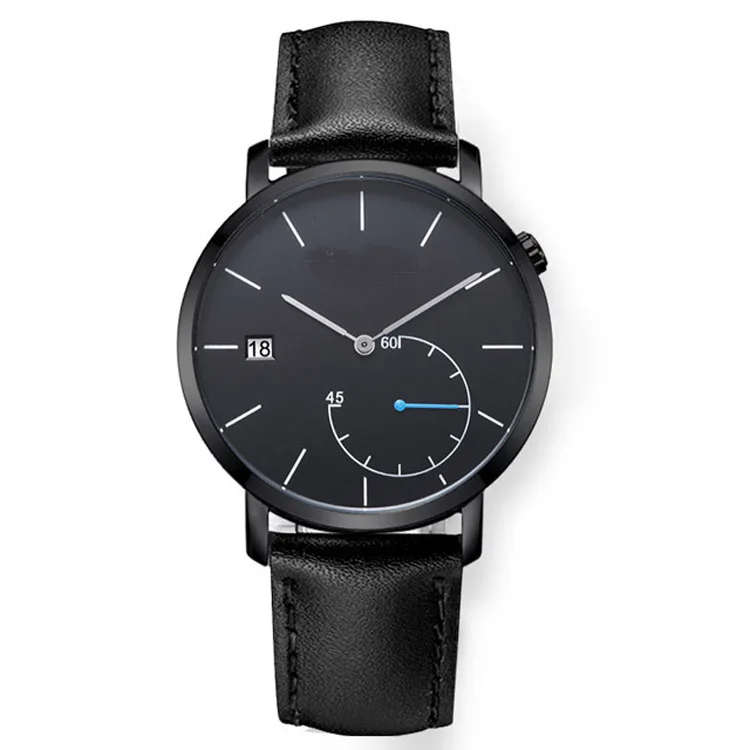 W0390 New Arrival 100% Full inspection Customized Available Ultra Thin Watch With Crown Logo Factory China