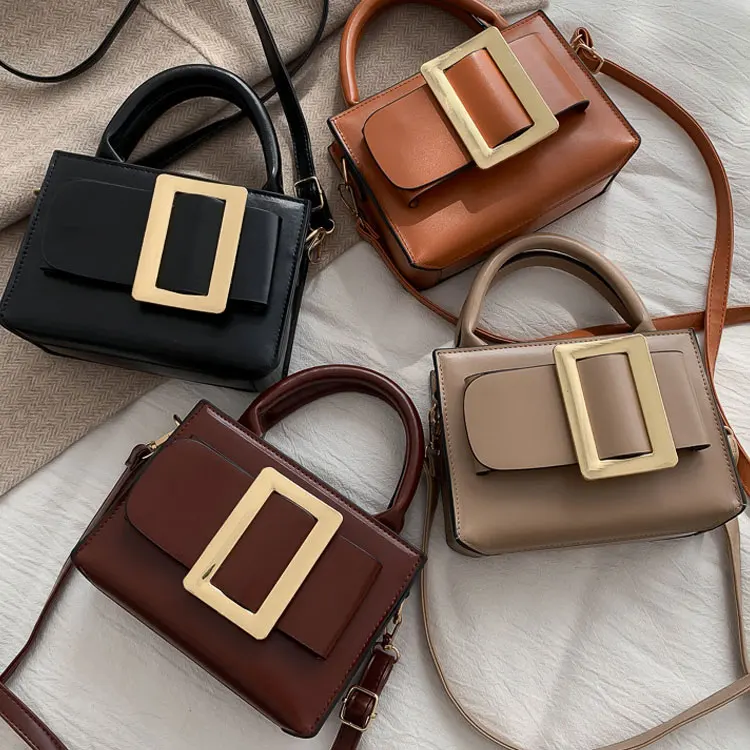Fashion PU strip handbag latest purses and handbags