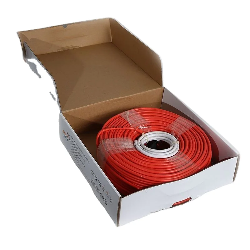 OEM Customized 220V 230V Carbon Fiber Heating Cable Electric Floor Heating Wire for Home Office Use