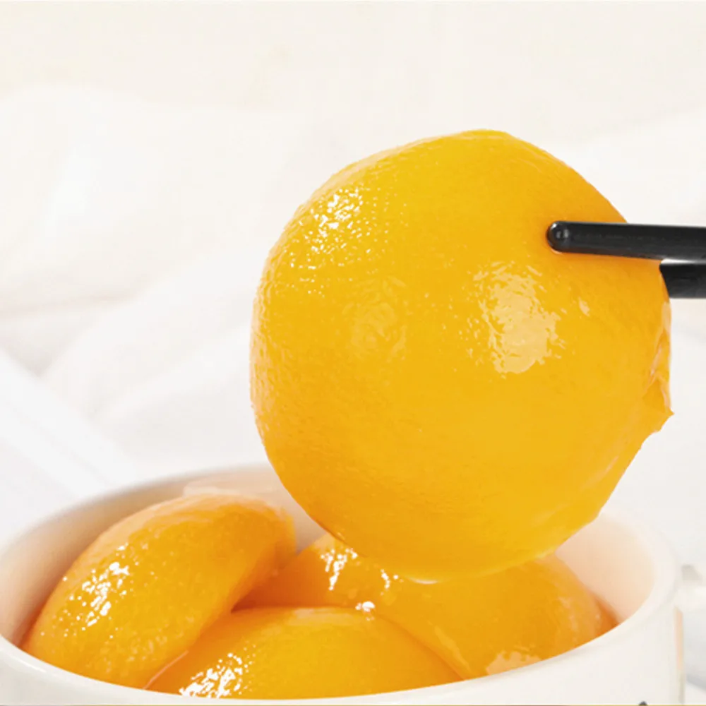 Canned Yellow Peach Halves in Tins in Syrup Style Packing Weight Easy Shelf Origin Type Open Life