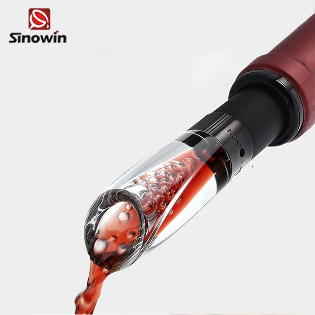 
Aerator gift box wine decanter set tool Wine Aerator Pour Spout Bottle Stopper Decanter Pourer Aerating 