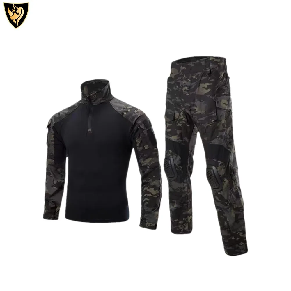 New developing Army Green Frog suit  plug in tactical  knee and elbow pads/supporter/protector