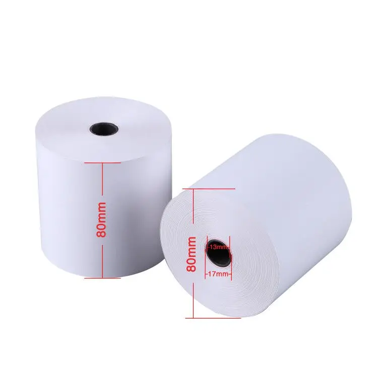 Wholesale factory price Customized size 3 1/8 x 230 for POS Receipt Paper Cash Register Paper Thermal Paper Roll