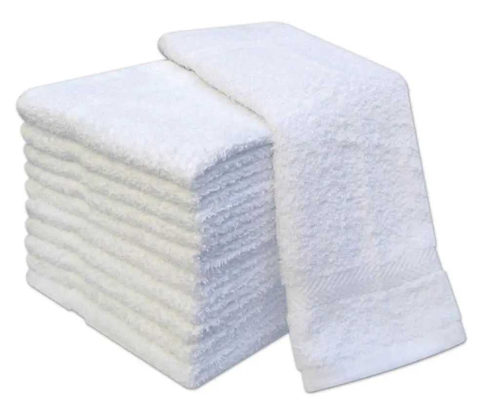 450 GSM White Face towels
