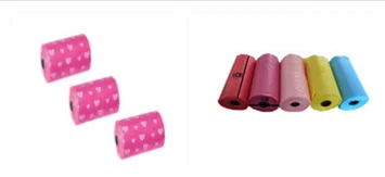 Eco- friendly Biodegradable Pet waste bag Dog poop bags with dispenser Dog poop bags for park