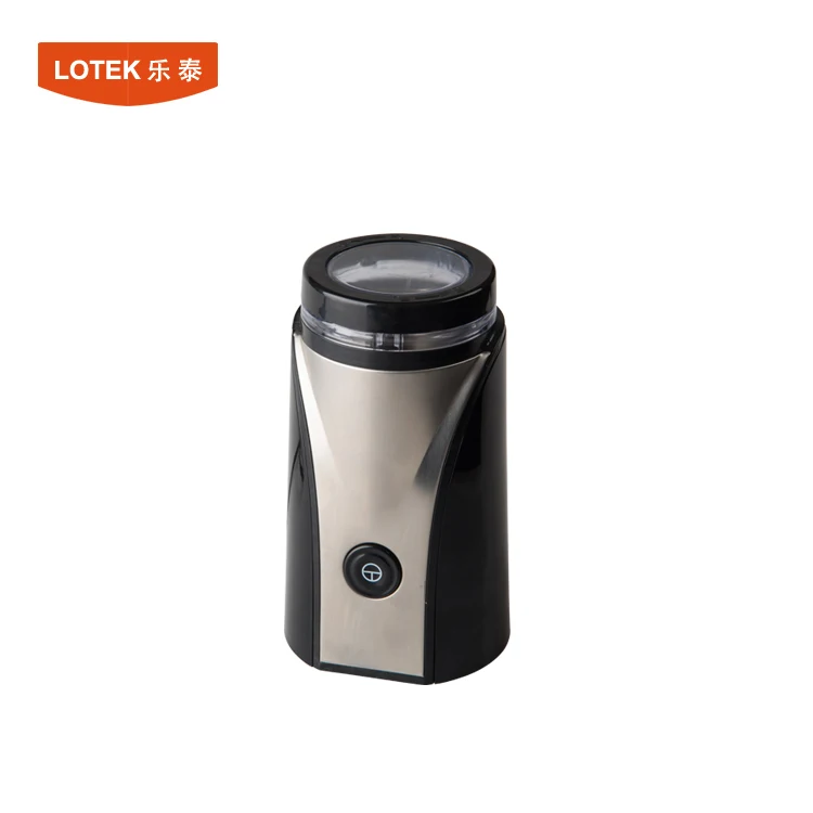 1 button sharp stainless steel blades electric hand coffee grinder for sale
