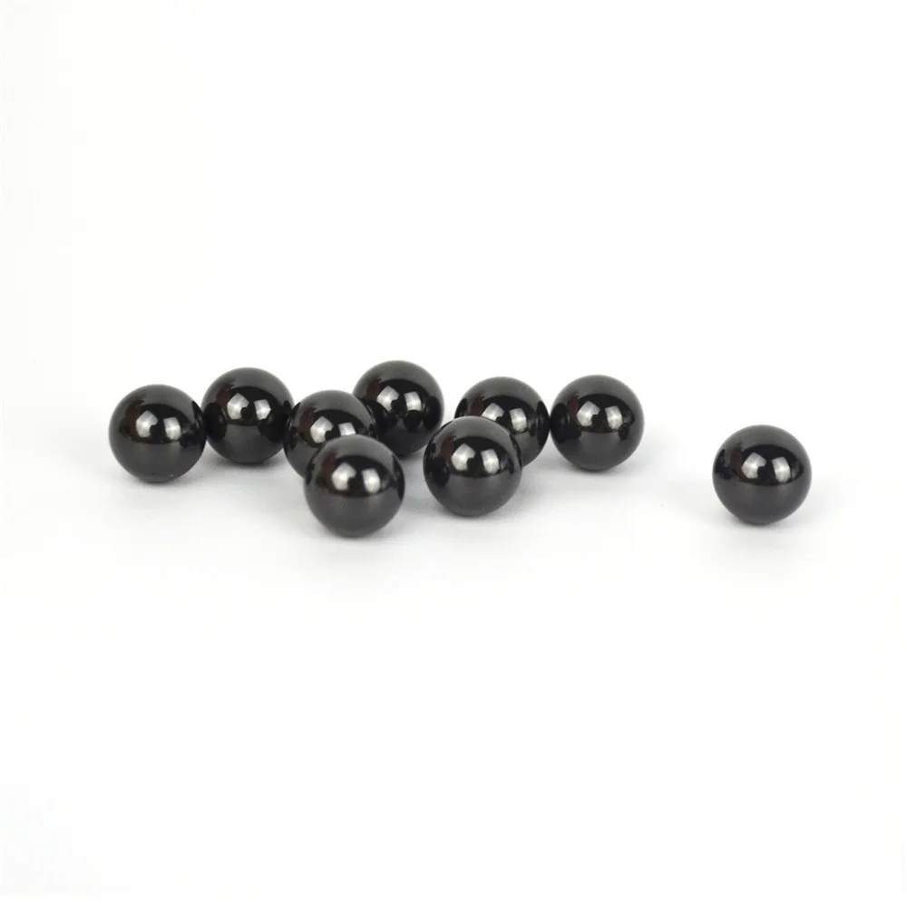 SISIC Sic Ceramic Balls for Bearings High Strength Silicon Carbide Black Round Industrial Ceramic Silicon Carbide Plate Price