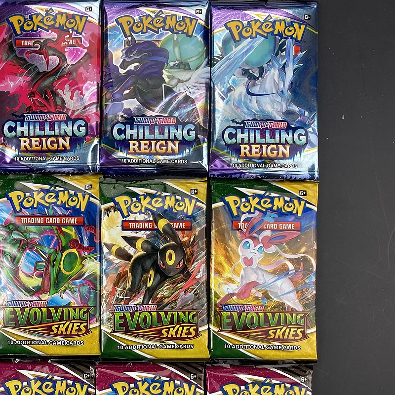 Открытки Poke-mon Sun & Moon Lost Thunder английская торговая карточная игра Эволюция бустер Коллекционные детские игрушки подарок 10 шт./упаковка
