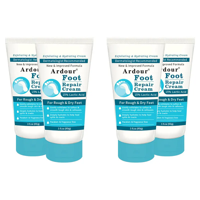 Oem Improved Skin Health  Exfoliator and Moisturizer for Dry Skin Foot Cream for Dry Cracked Heels with 15% Lactic Acid