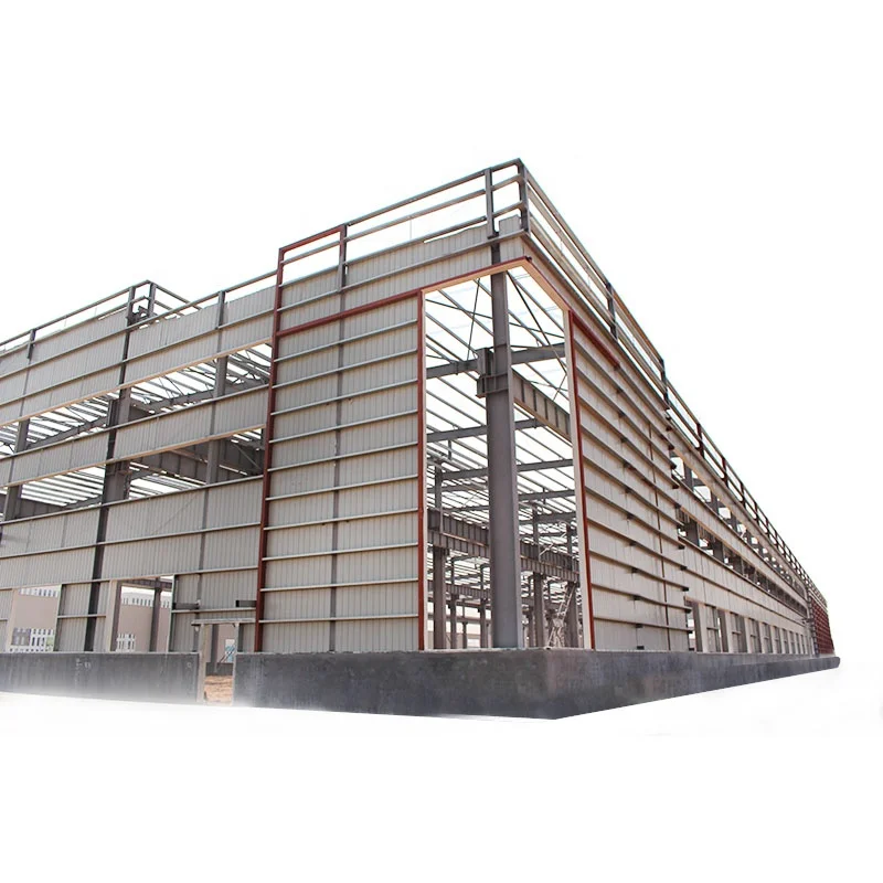 Fast cheap metal frame pre engineering light steel structure building