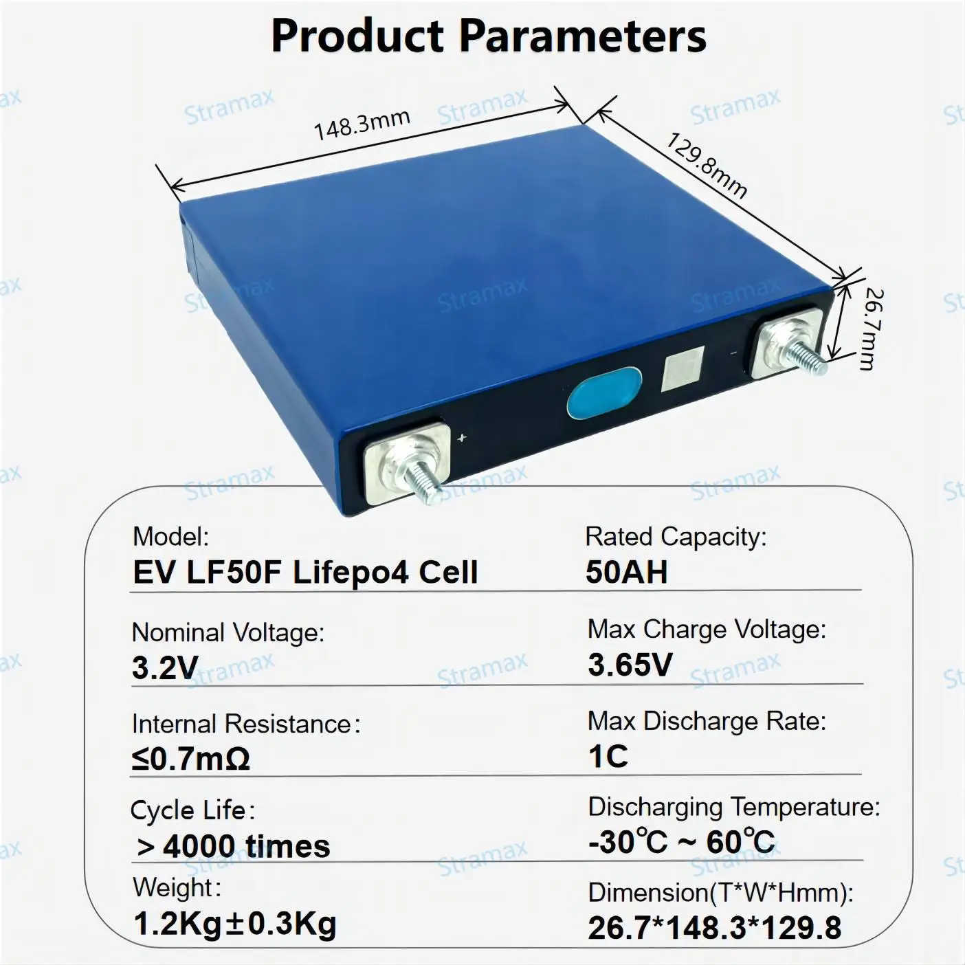 In stock quickly delivery 3.2v 50ah hot selling lifepo4 battery  lifepo4 battery 50ah lifepo4 50 ah