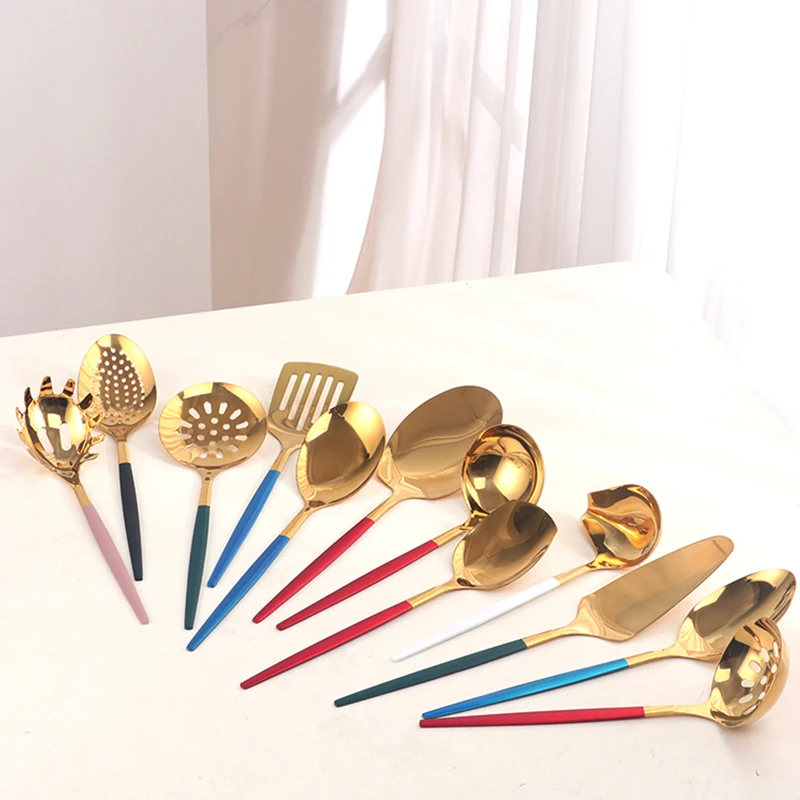 Hotel Household Cooking Utensils Stainless Steel Kitchenware 12pcs Kitchen Tools with Box Set