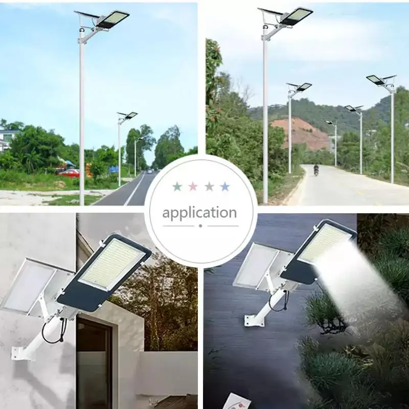 2022 New Led Solar Street Light 50w 100w 200w 300w 400w High Brightness Road Park Garden With Sensor Ip65 Split Outdoor Lamp