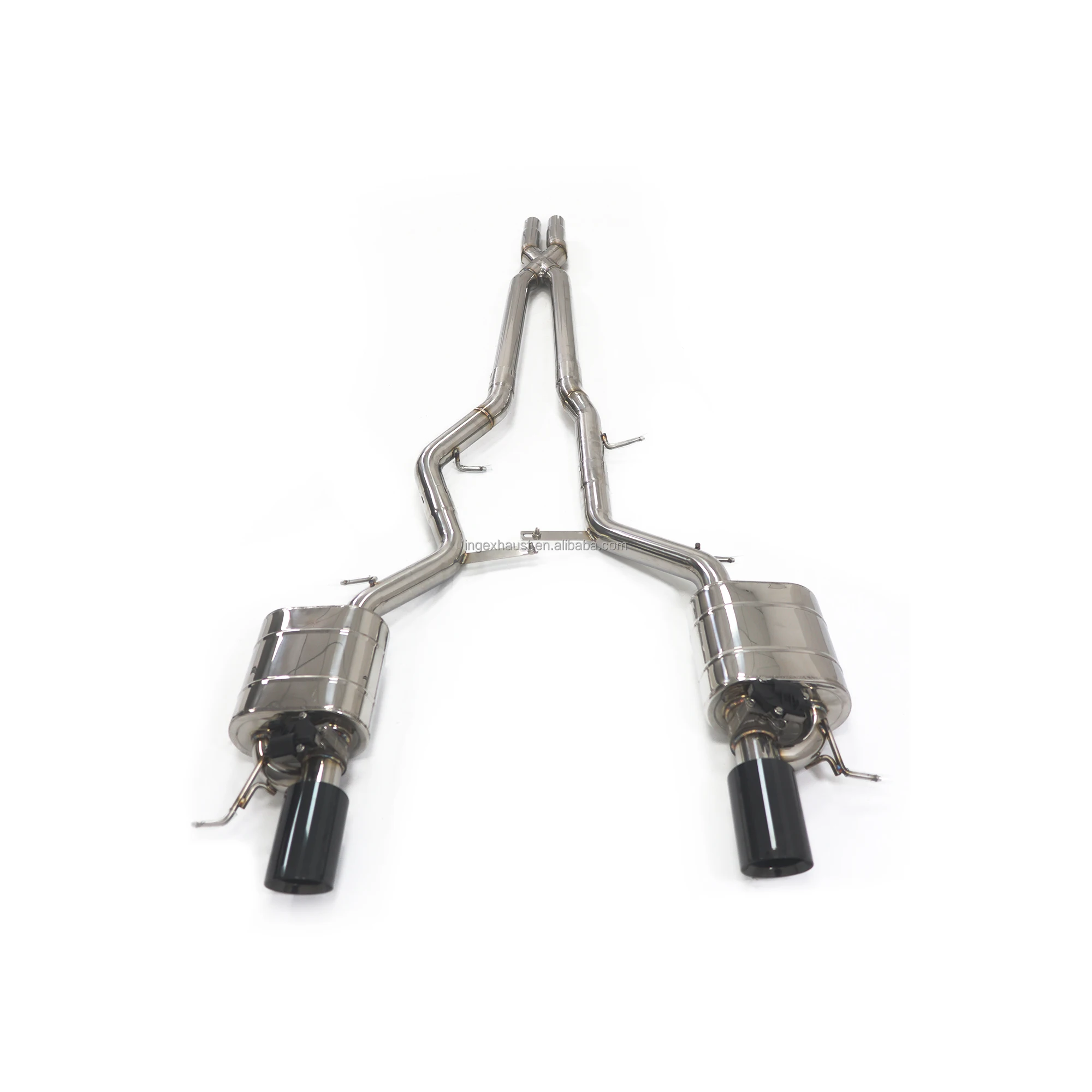 ING Stainless Steel Exhaust Catback For Jaguar XE S V6 3.0T With Muffler Valve Exhaust Turning Exhausted System Auto Performance