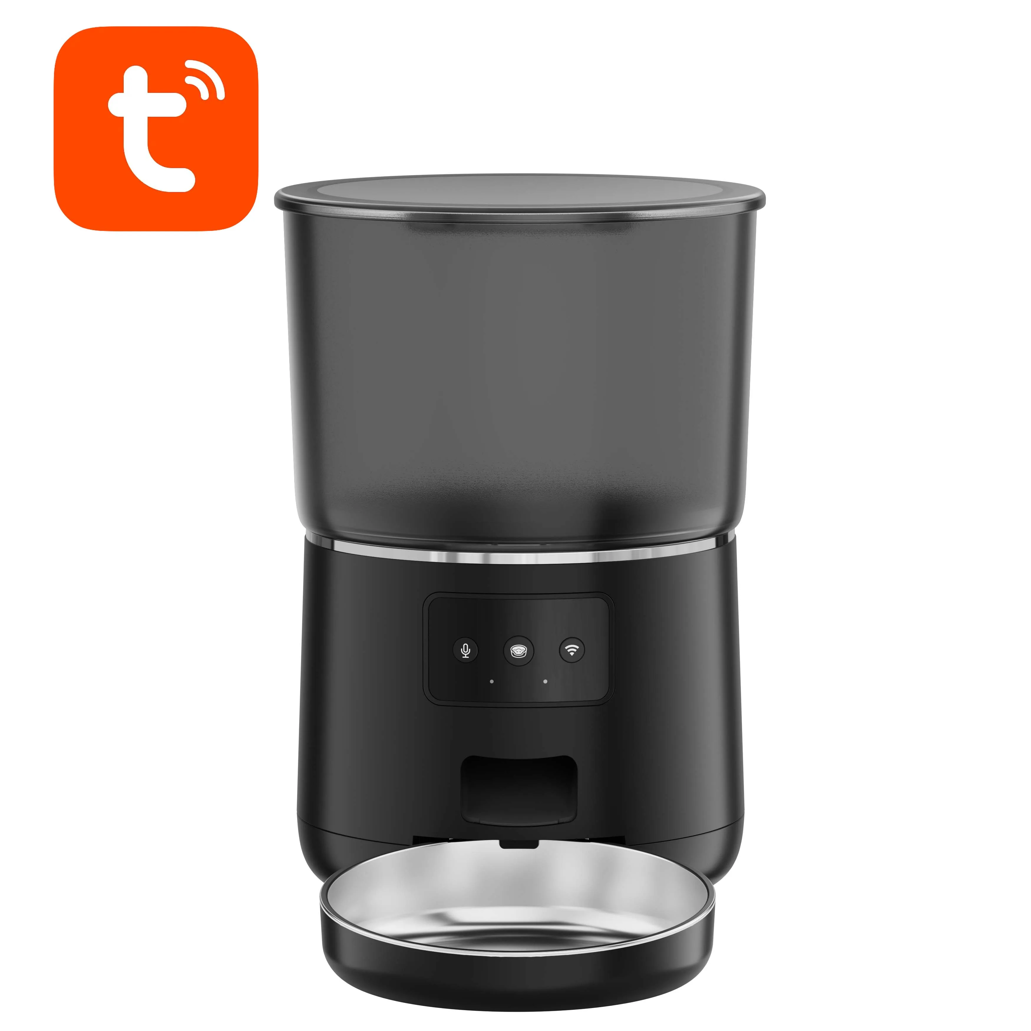 New Phone App Control Smart Wifi Pet Feeder 4L Voice Recorder Feeder Automatic Pet