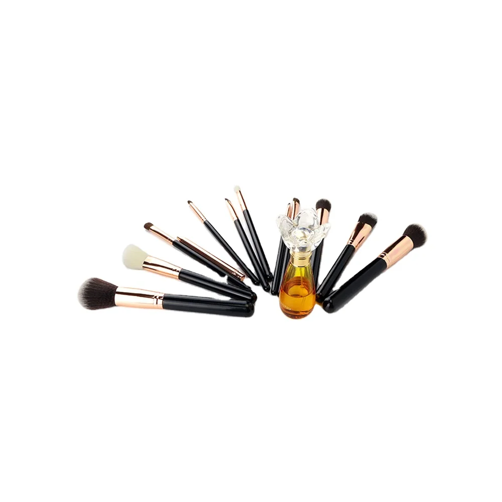 
Makeup brush set 12 pieces, OEM high-end makeup brush wholesale, beauty tools private customized label 