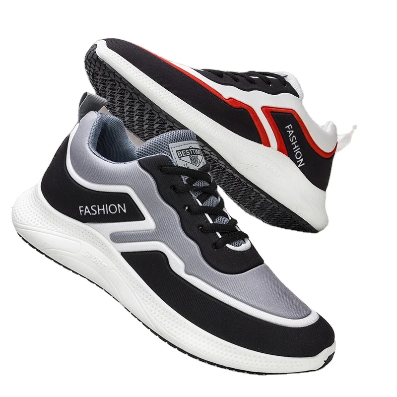 2021 new arrival fashion cheap shoes men casual footwear man lace up sneakers