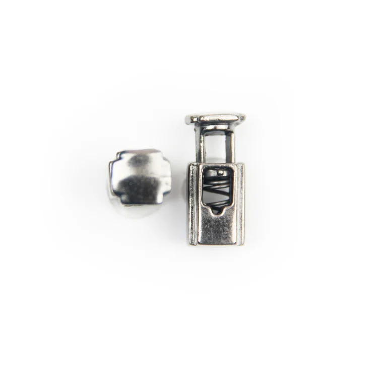 Wholesale 19Mm Concave Line Single Hole Basics Cord Lock Metal Adjuster Cord Lock For Sportswear Hoodies