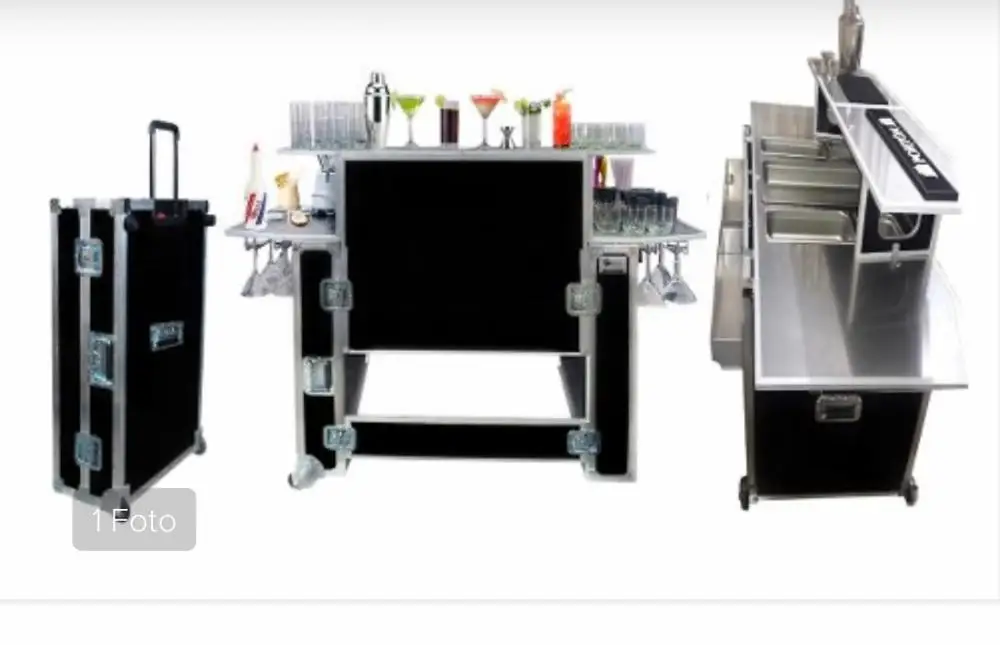2022 Hot Sale Portable Flight case Customize Inner Design Mobile bar in  Indonesia