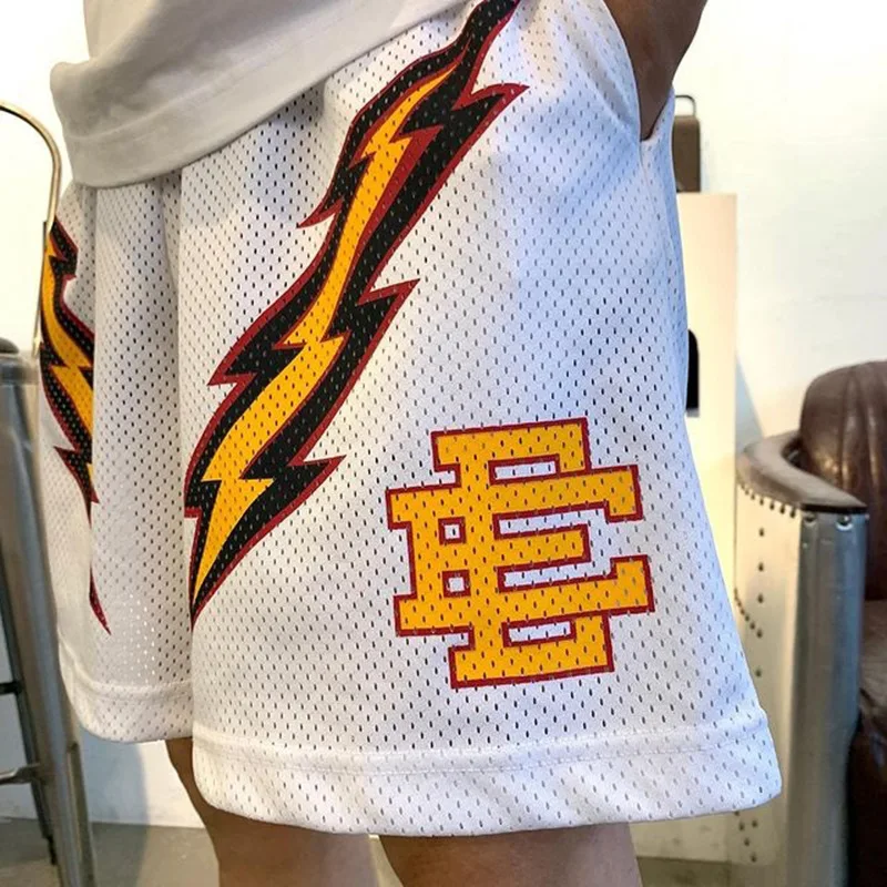 New Designer All Over Print Board Double Layered Sublimation Wholesale High Quality Custom Mens Polyester Mesh basketball shorts