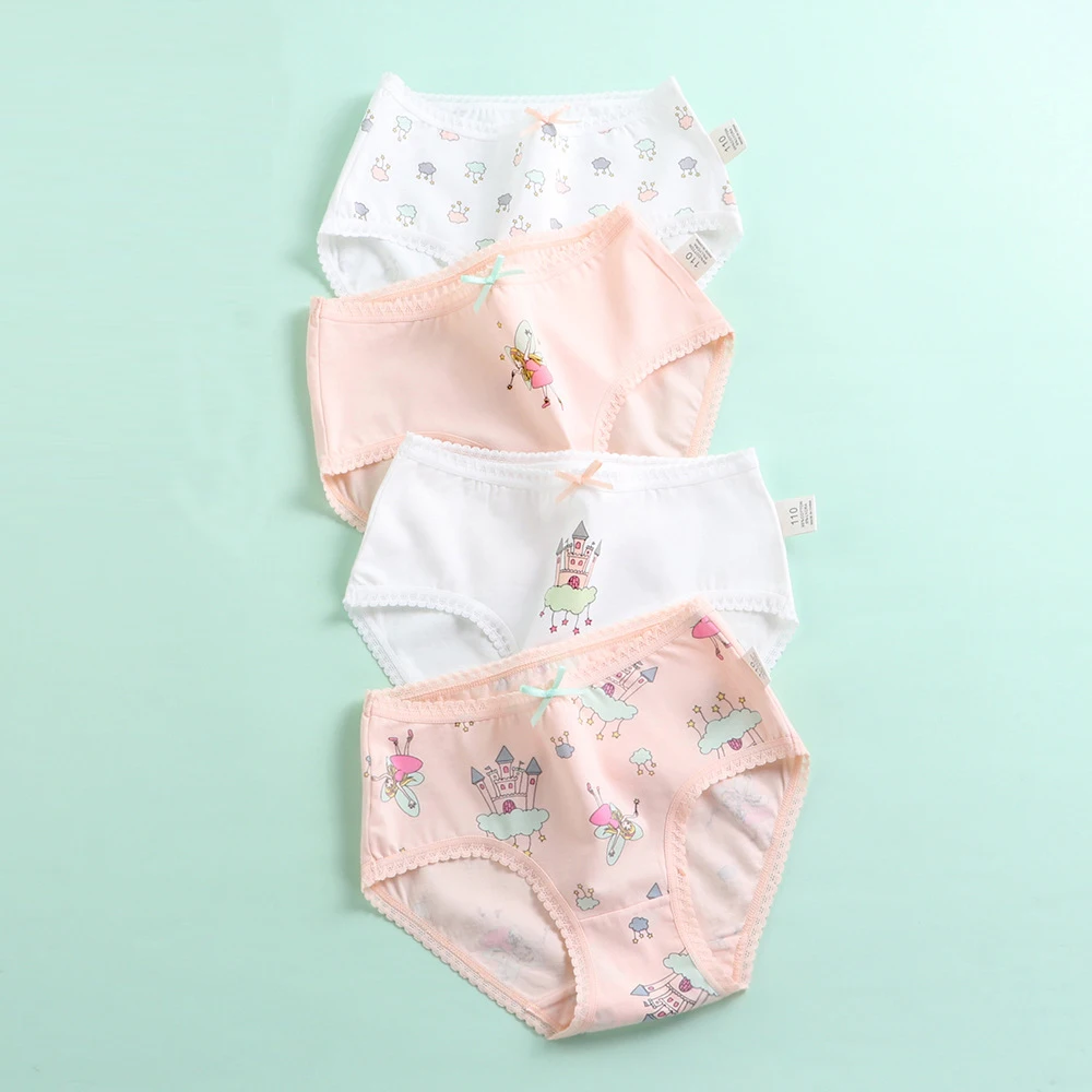 
4pcs kids panties for girl underwear wholesale 