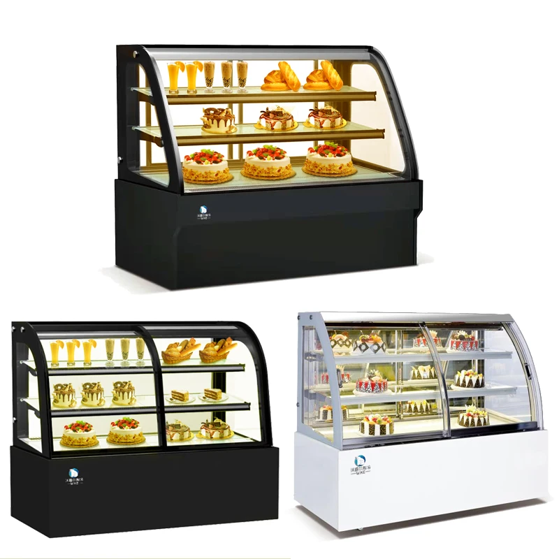 Commercial round refrigerator pastry cake display  refrigerators display cheese