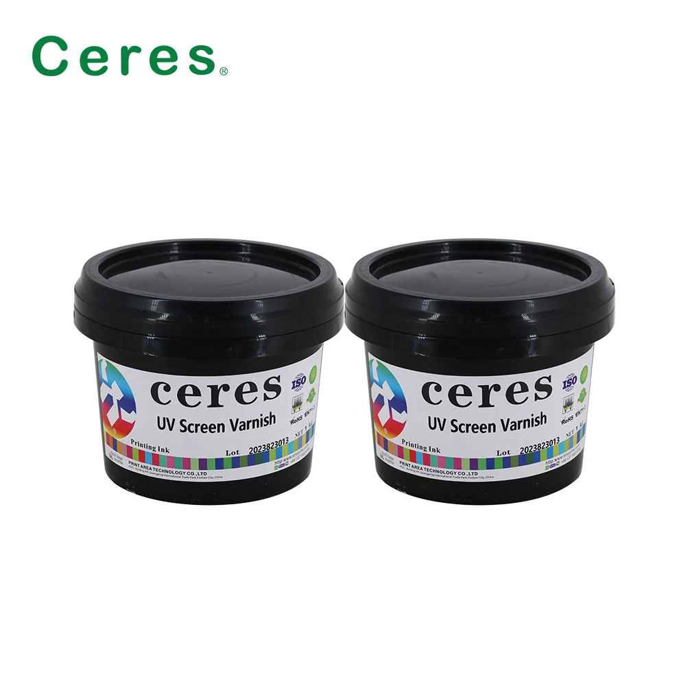 Strong adaptability uv screen ink varnish for Industrial application