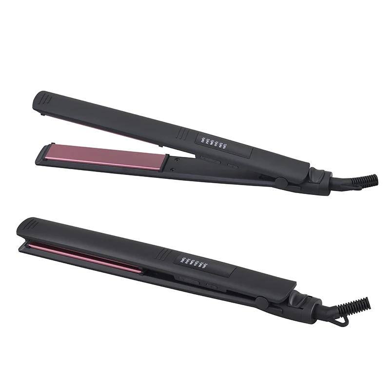 Hot Sell on Amazon Best Price Temperature Display Wholesale Electric Titanium Flat Iron Hot Hair Straightener