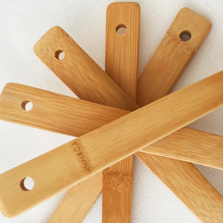 Kitchenware set Bamboo spatula wholesale non-stick frying pan spatula bamboo spatula cookware laser Carve a LOGO