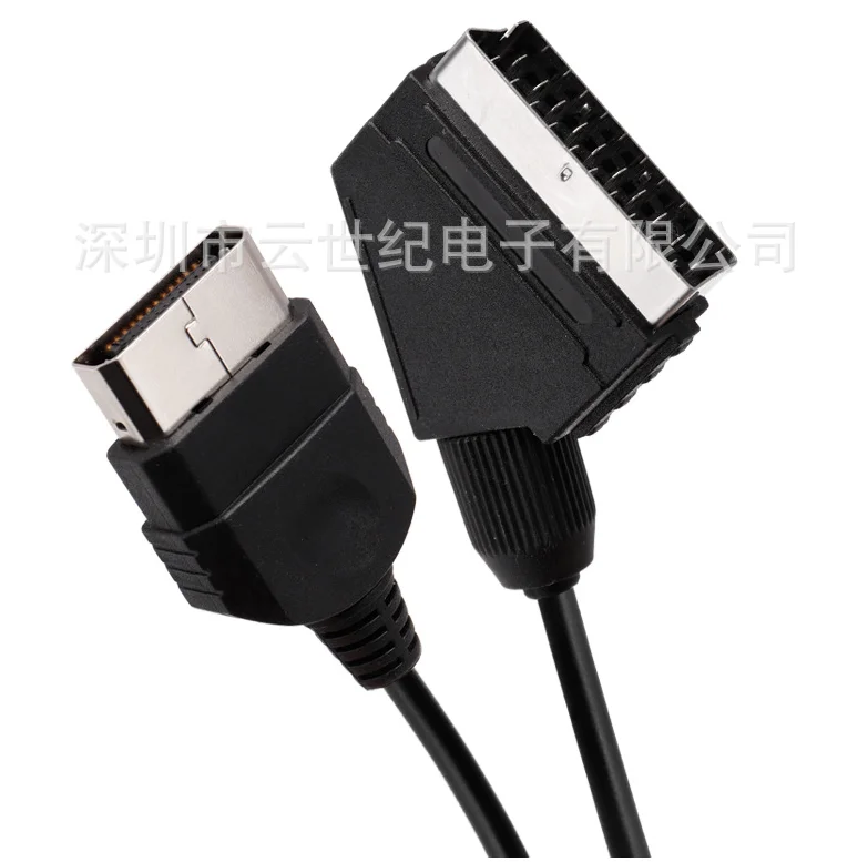 RGB AV HD TV Scart Cable Lead for Xbox Original Classic 1.8m Scart Cable