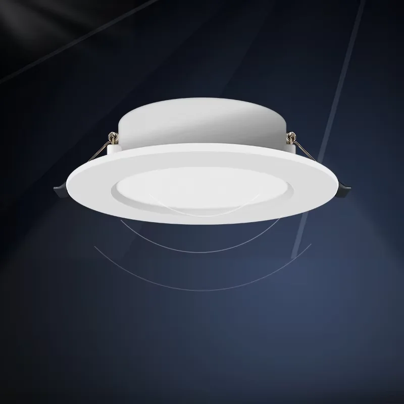 White Smart LED Radar Ceiling Lights with Motion Sensor Bulk Packaged LED Downlights