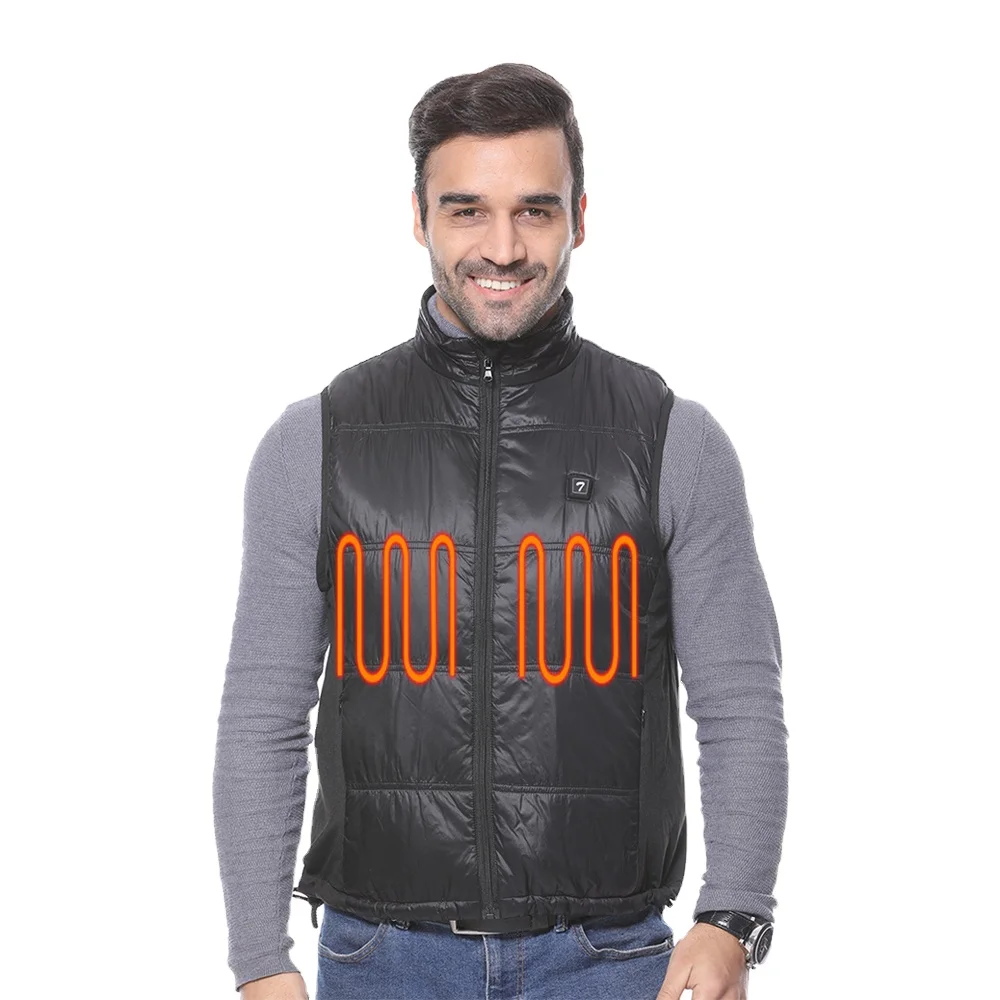 
Инфракрасный Аккумуляторный жилет с подогревом Портативный Регулируемый Электрический терможилет С 7,4 В 3400 мАч литиевый аккумулятор 