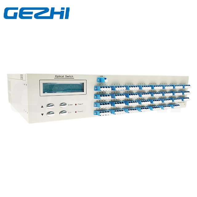 1 х 124 MEMS FTTH оптический Волоконно-оптический переключатель с 2RU Rackmount