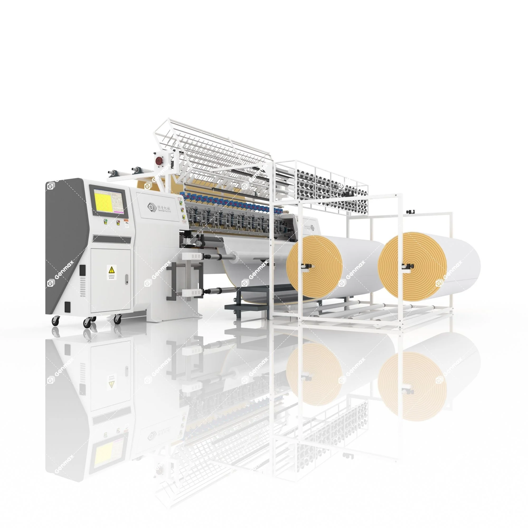 High quality computerized lock stitch multineedle quilting machine industrial quilting machine automatic quilting machine