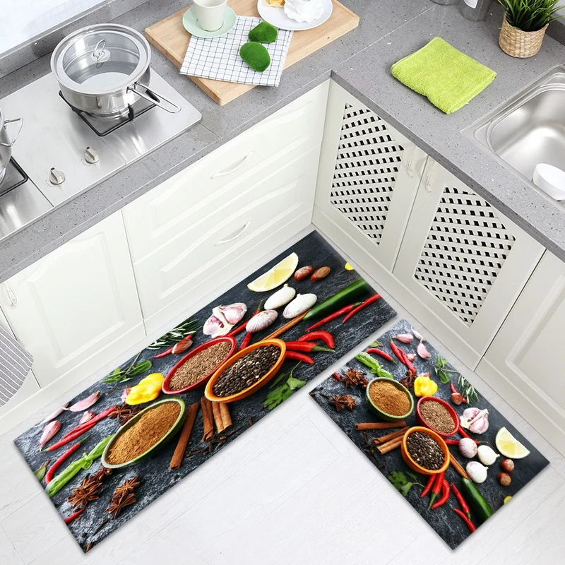 Wholesale Anti Fatigue Kitchen Rug Set Non Slip Cushioned Kitchen Floor Mat Waterproof Comfort Standing Kitchen Mat Adult Plasti