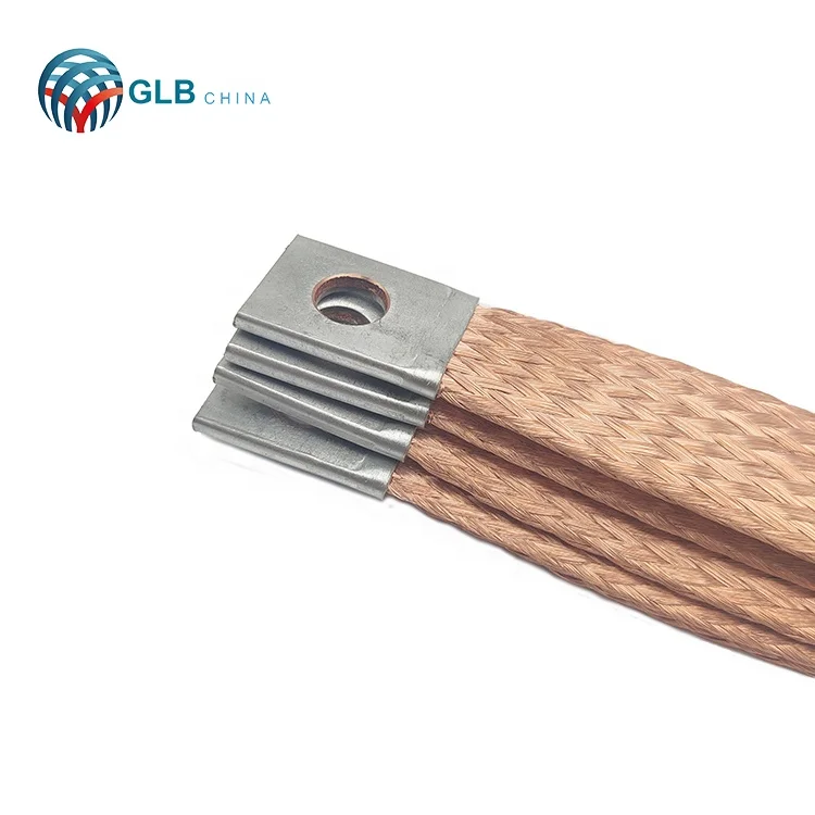 Earth strap Producer Best quality 32AWG Flexible flat braided ground strap