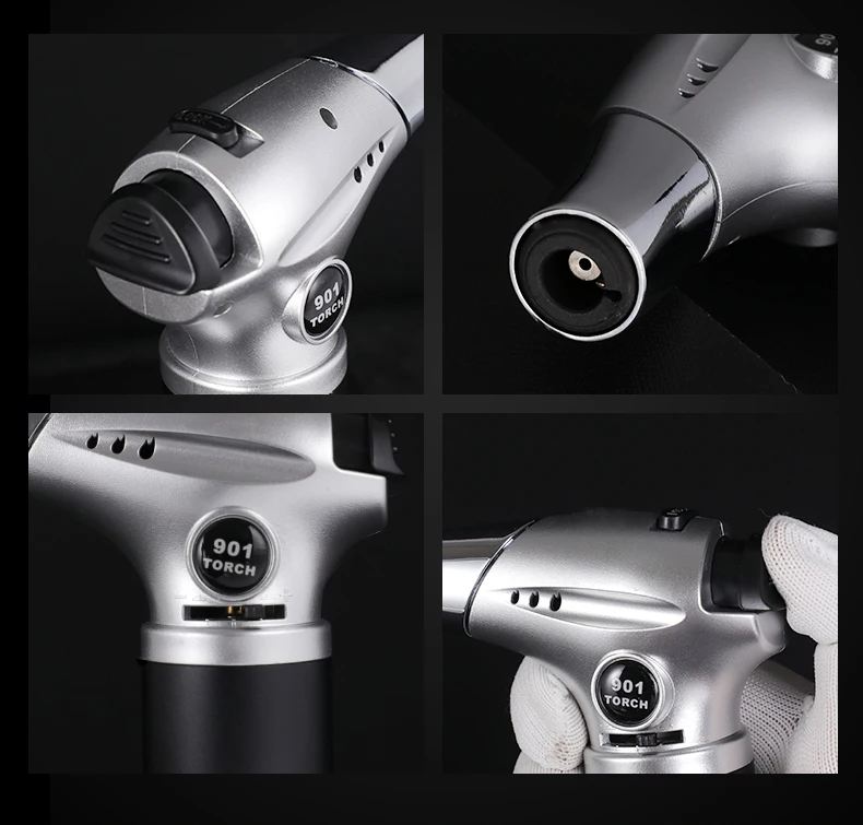 Gf-901 мощный новый дизайн многофункциональный DIY Ювелирные изделия многоразового использования бутан Газовая Сварочная горелка зажигалка