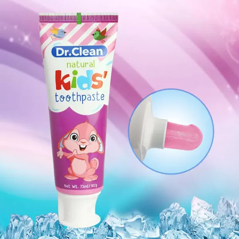 Wholesale Sweet Fruit Smell Fluoride Anti-cavity Basic Cleaning Teeth Whitening Kid Toothpaste